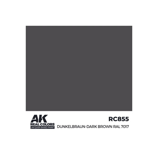 AK Real Colors Dunkelbraun-Dark Brown RAL 7017 17 ml-AK-Interactive-Radaddel