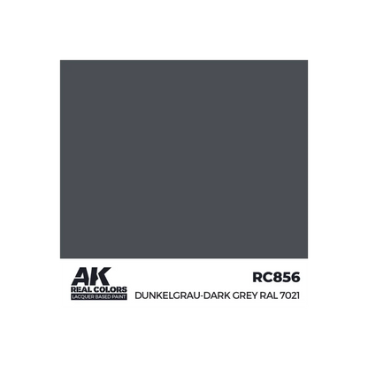AK Real Colors Dunkelgrau-Dark Grey RAL 7021 17 ml-AK-Interactive-Radaddel