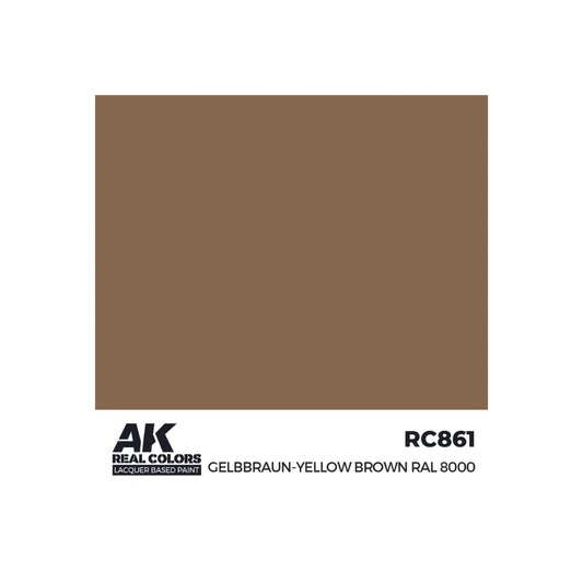 AK Real Colors Gelbbraun-Yellow Brown RAL 8000 17 ml-AK-Interactive-Radaddel