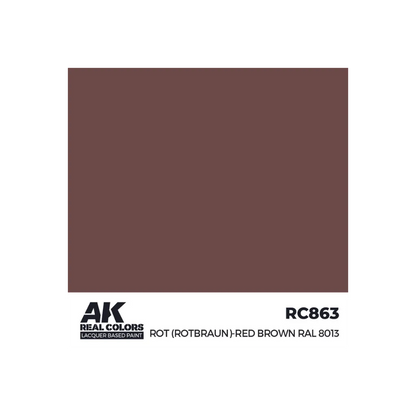 AK Real Colors Rot (Rotbraun)-Red Brown RAL 8013 17 ml-AK-Interactive-Radaddel