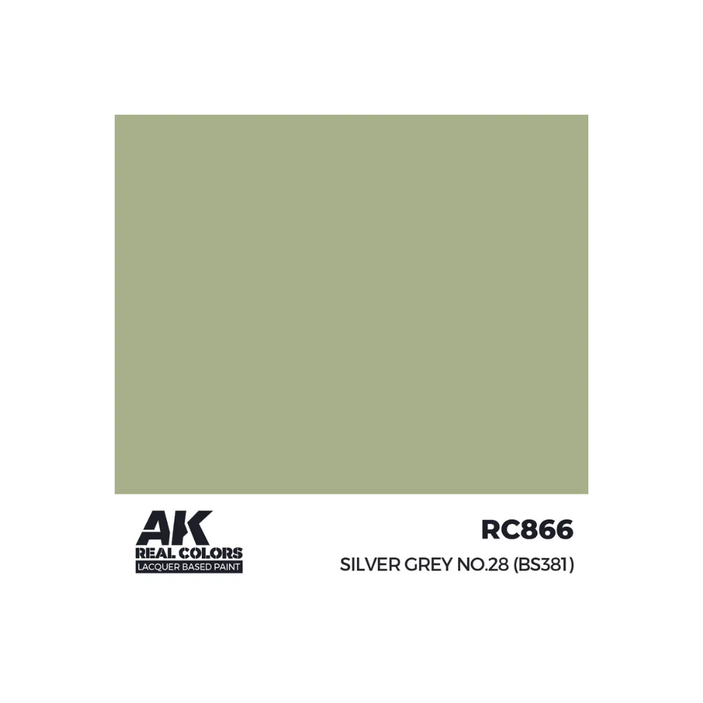 AK Real Colors Silver Grey No.28 (BS381) 17 ml-AK-Interactive-Radaddel