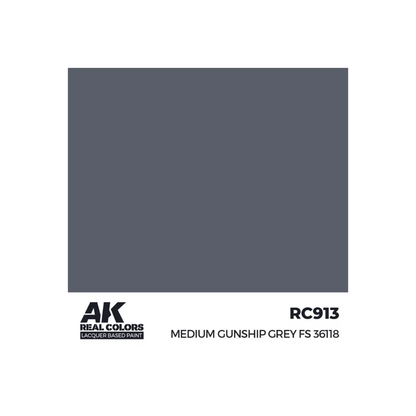 AK Real Colors Medium Gunship Grey FS 36118 17 ml-AK-Interactive-Radaddel
