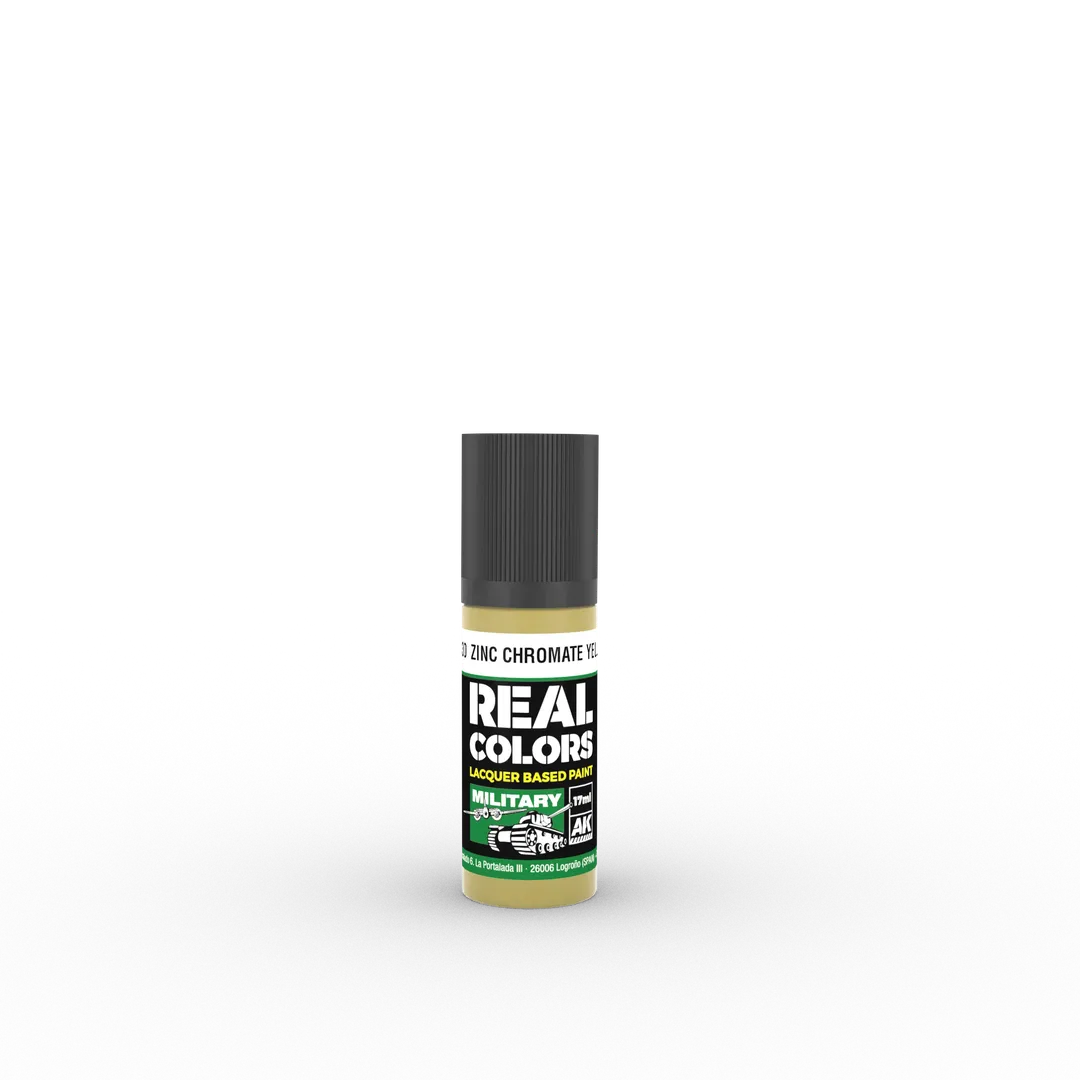 AK Real Colors Zinc Chromate Yellow 17 ml-AK-Interactive-Radaddel