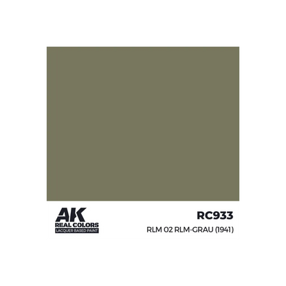 AK Real Colors RLM 02 RLM-GRAU (1941) 17 ml-AK-Interactive-Radaddel