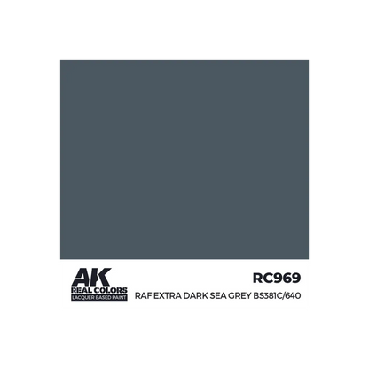 AK Real Colors RAF Extra Dark Sea Grey BS381C/640 17 ml-AK-Interactive-Radaddel