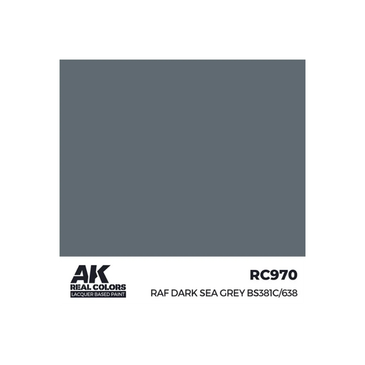 AK Real Colors RAF Dark Sea Grey BS381C/638 17 ml-AK-Interactive-Radaddel