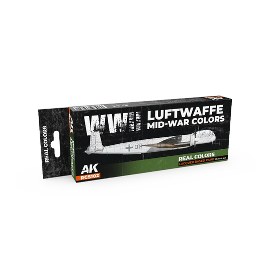 AK Real Colors WWII Luftwaffe Mid-War Colors SET-AK-Interactive-Radaddel