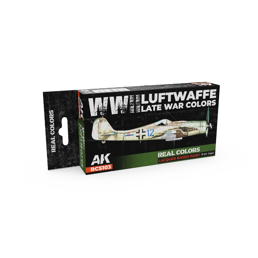 AK Real Colors WWII Luftwaffe Late War Colors SET-AK-Interactive-Radaddel