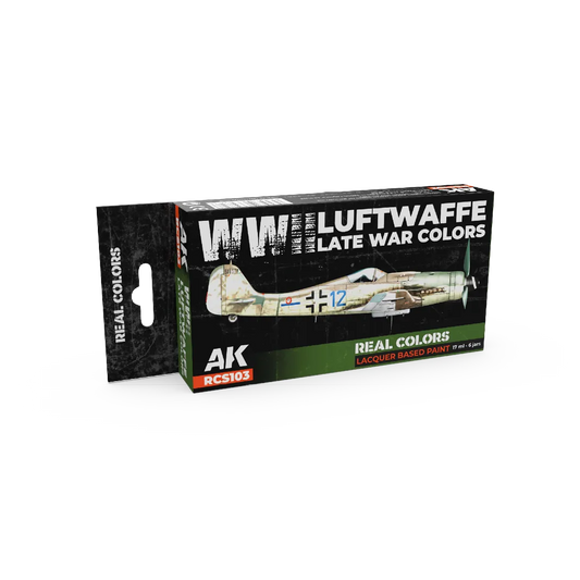 AK Real Colors WWII Luftwaffe Late War Colors SET-AK-Interactive-Radaddel