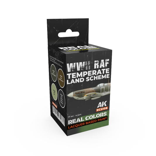 AK Real Colors WWII RAF Temperate Land Scheme SET-AK-Interactive-Radaddel