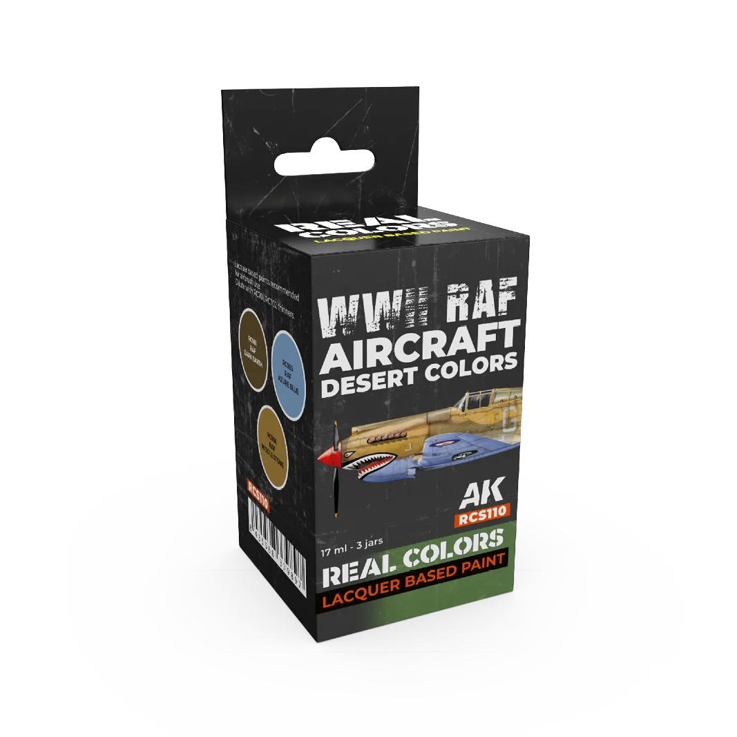 AK Real Colors WWII RAF Aircraft Desert Colors SET-AK-Interactive-Radaddel