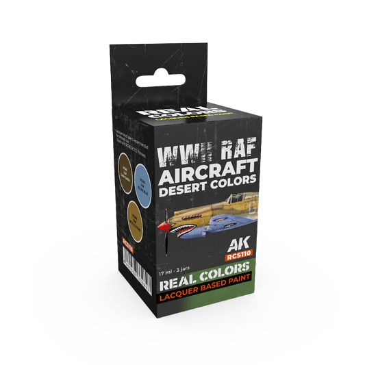 AK Real Colors WWII RAF Aircraft Desert Colors SET-AK-Interactive-Radaddel