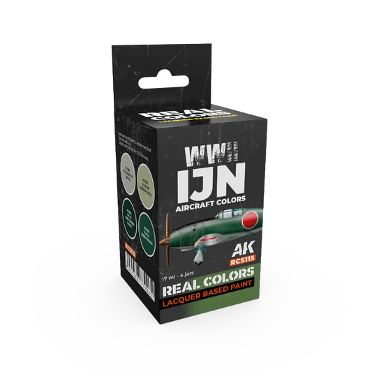 AK Real Colors WWII IJN Aircraft Colors SET-AK-Interactive-Radaddel