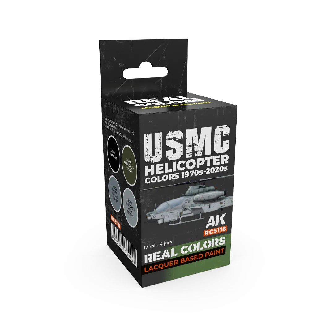 AK Real Colors USMC Helicopter Colors 1970s-2020s SET-AK-Interactive-Radaddel