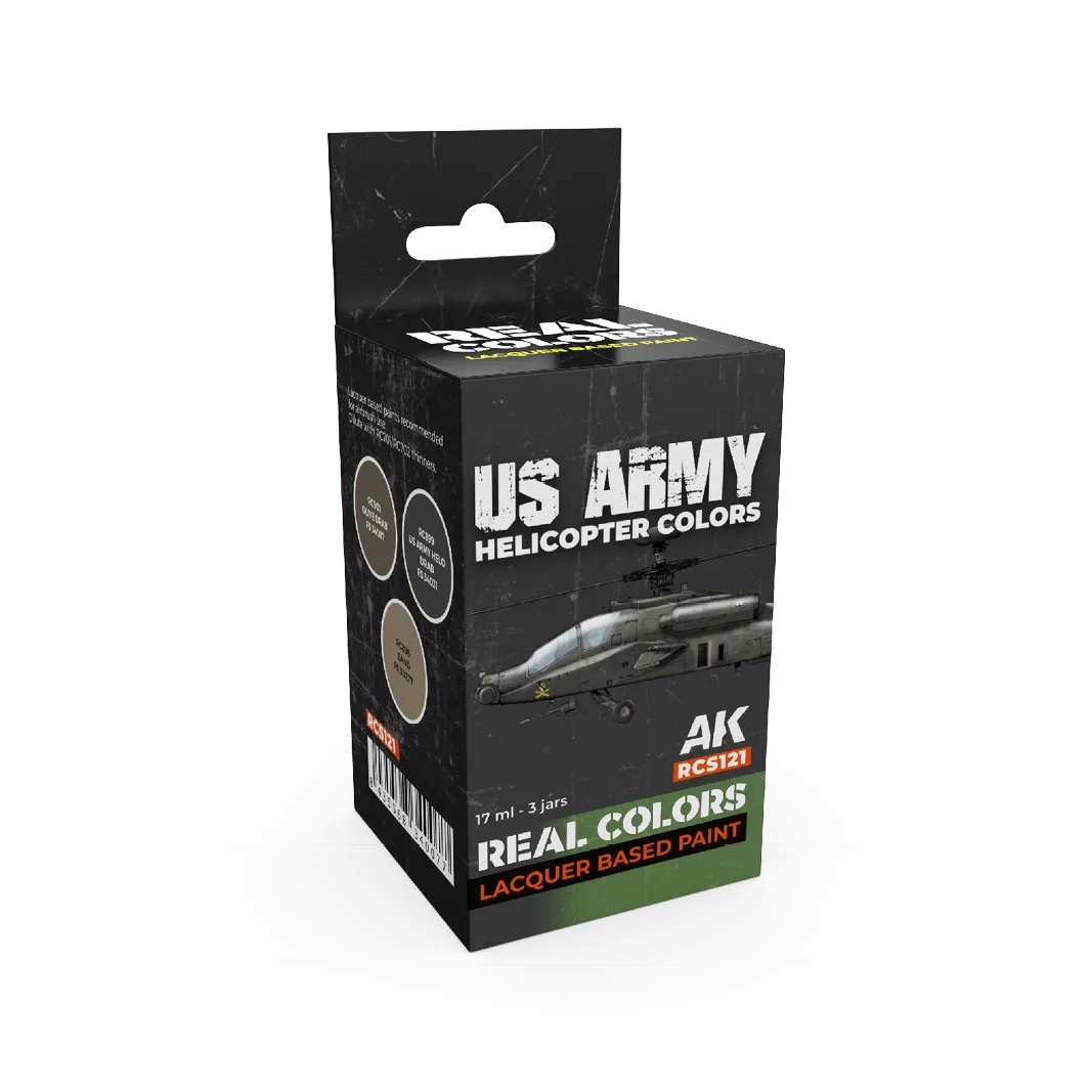 AK Real Colors US Army Helicopter Colors SET-AK-Interactive-Radaddel