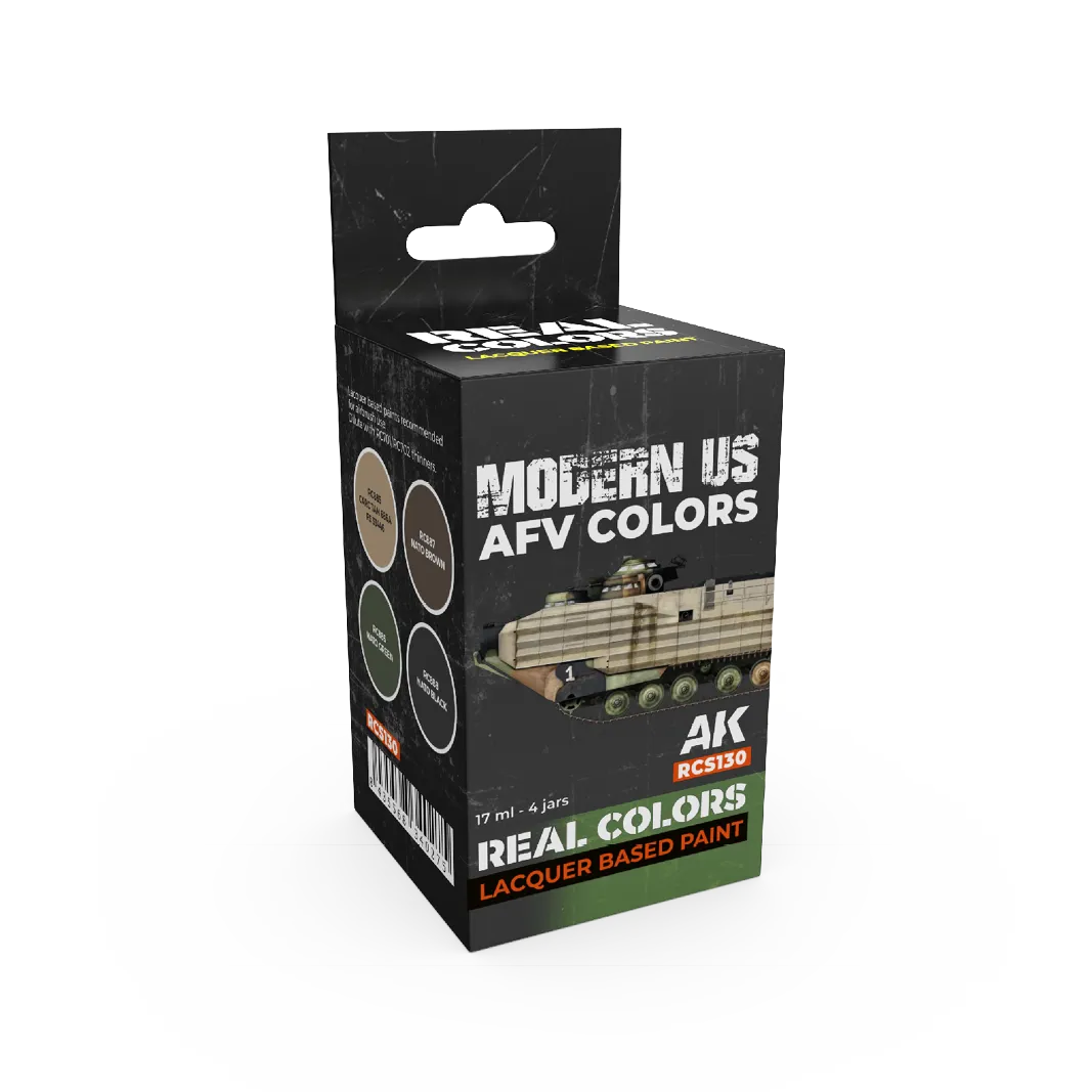 AK Real Colors Modern US AFV Colors SET-AK-Interactive-Radaddel