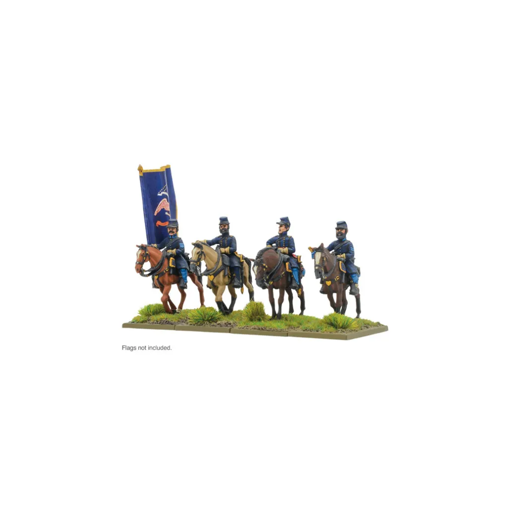 Confederate Officers Advancing B (Foot & Mounted)-Warlord Games-Radaddel