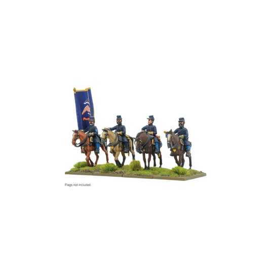 Confederate Officers Advancing B (Foot & Mounted)-Warlord Games-Radaddel