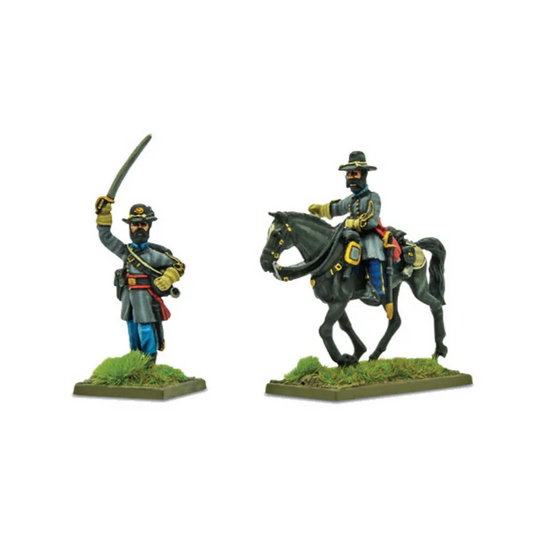 ACW Confederate General and Staff A-Warlord Games-Radaddel