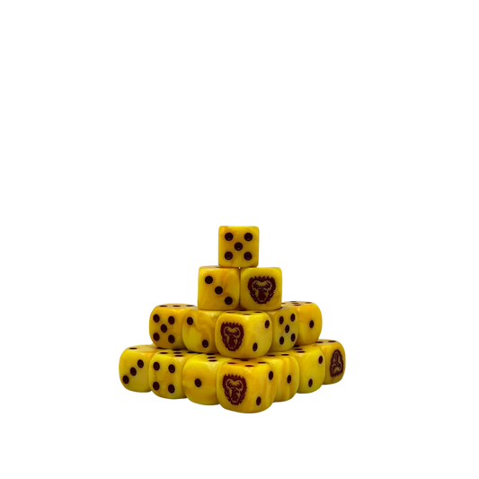 Stag on Fire Dice 16mm Round (25 Stück)-Baron of Dice-Radaddel