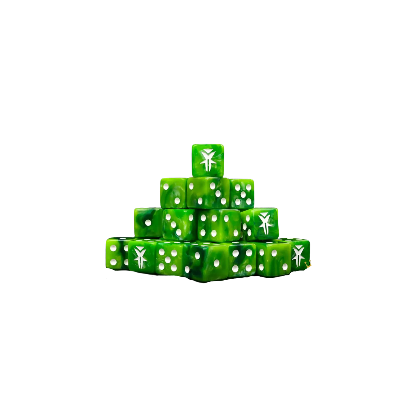 KoW Goblins Dice 16mm Square-Baron of Dice-Radaddel