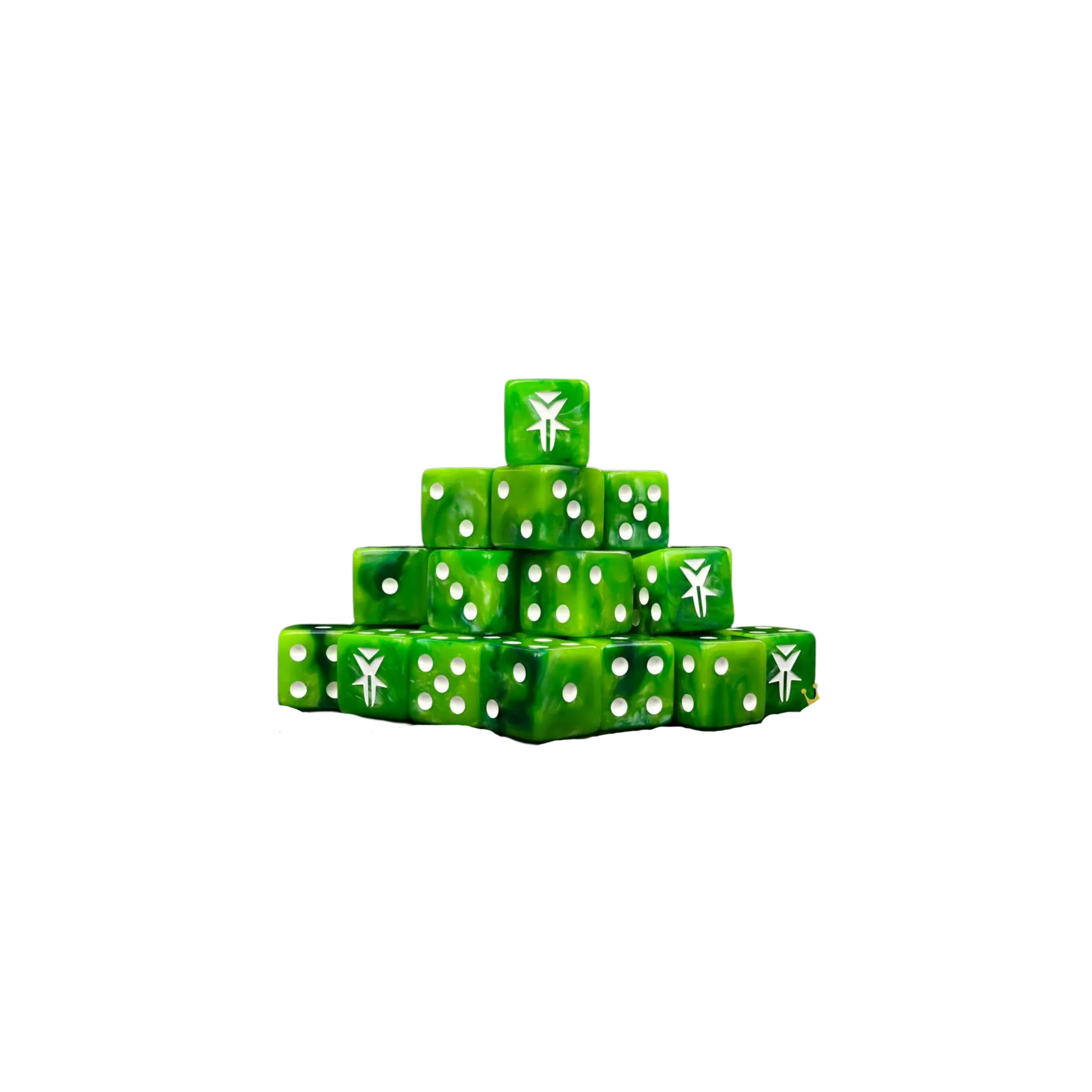 KoW Goblins Dice 16mm Square-Baron of Dice-Radaddel