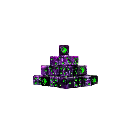 KoW Nighstalkers Dice 16mm Square-Baron of Dice-Radaddel