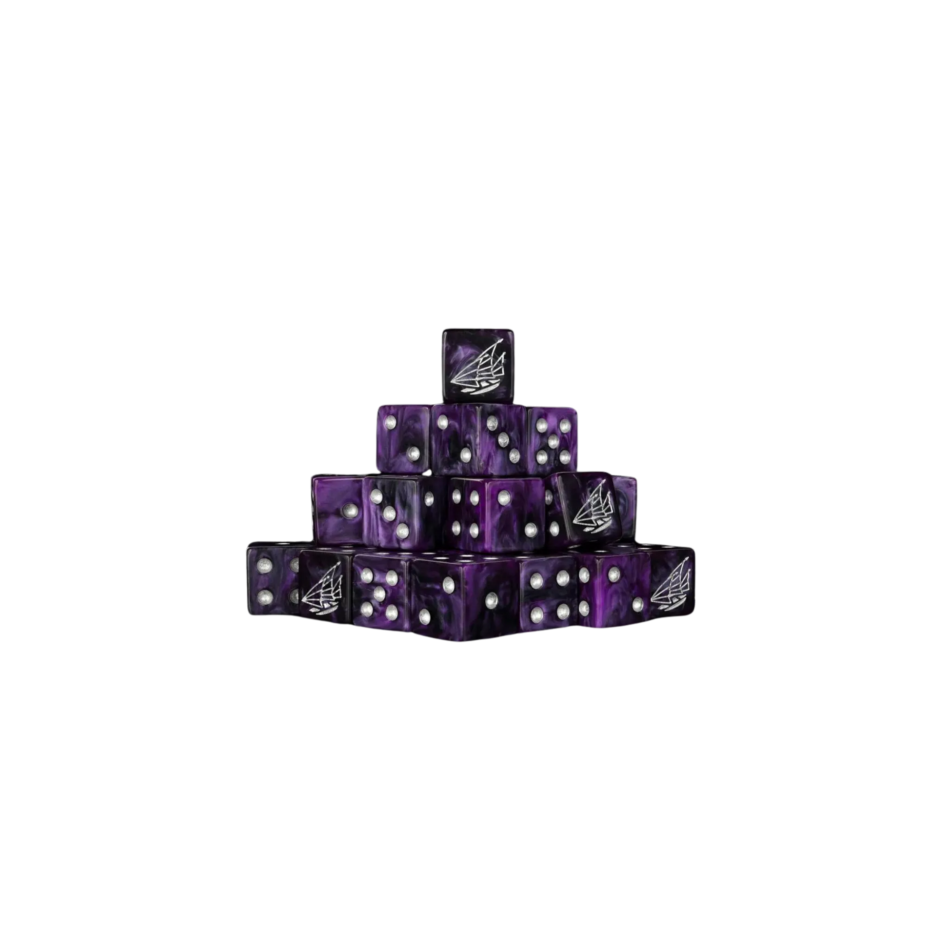 Black Ships Dice 16mm Square (25 Stück)-Baron of Dice-Radaddel