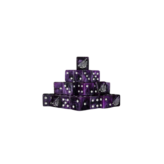 Black Ships Dice 16mm Square (25 Stück)-Baron of Dice-Radaddel