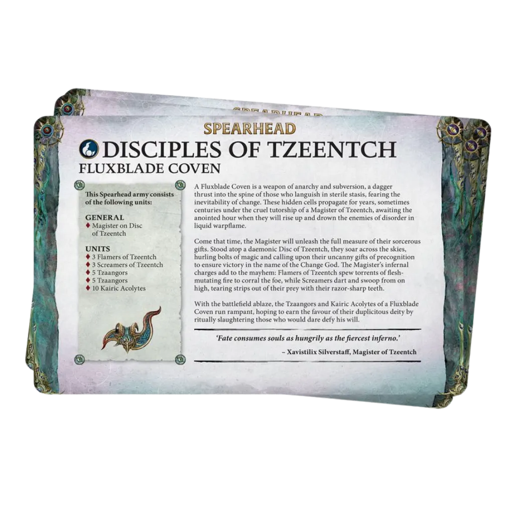 Disciples of Tzeentch: Faction Pack (englisch)-Games Workshop-Radaddel