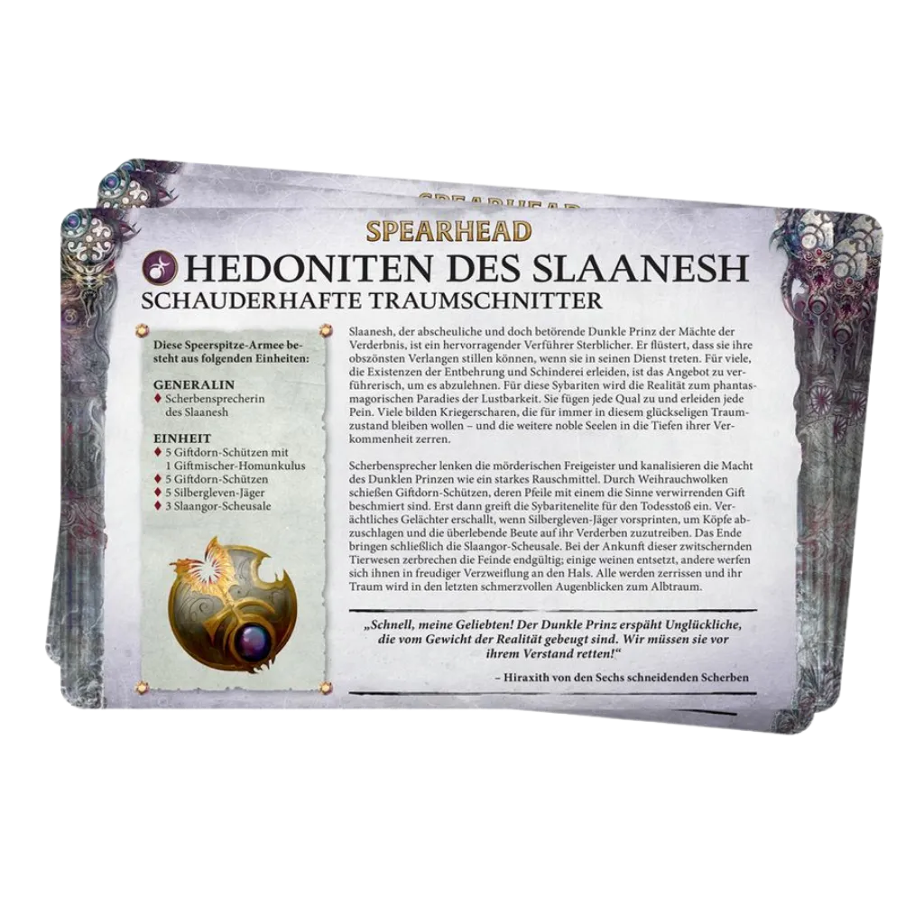 Hedonites of Slaanesh: Fraktionsset (deutsch)-Games Workshop-Radaddel