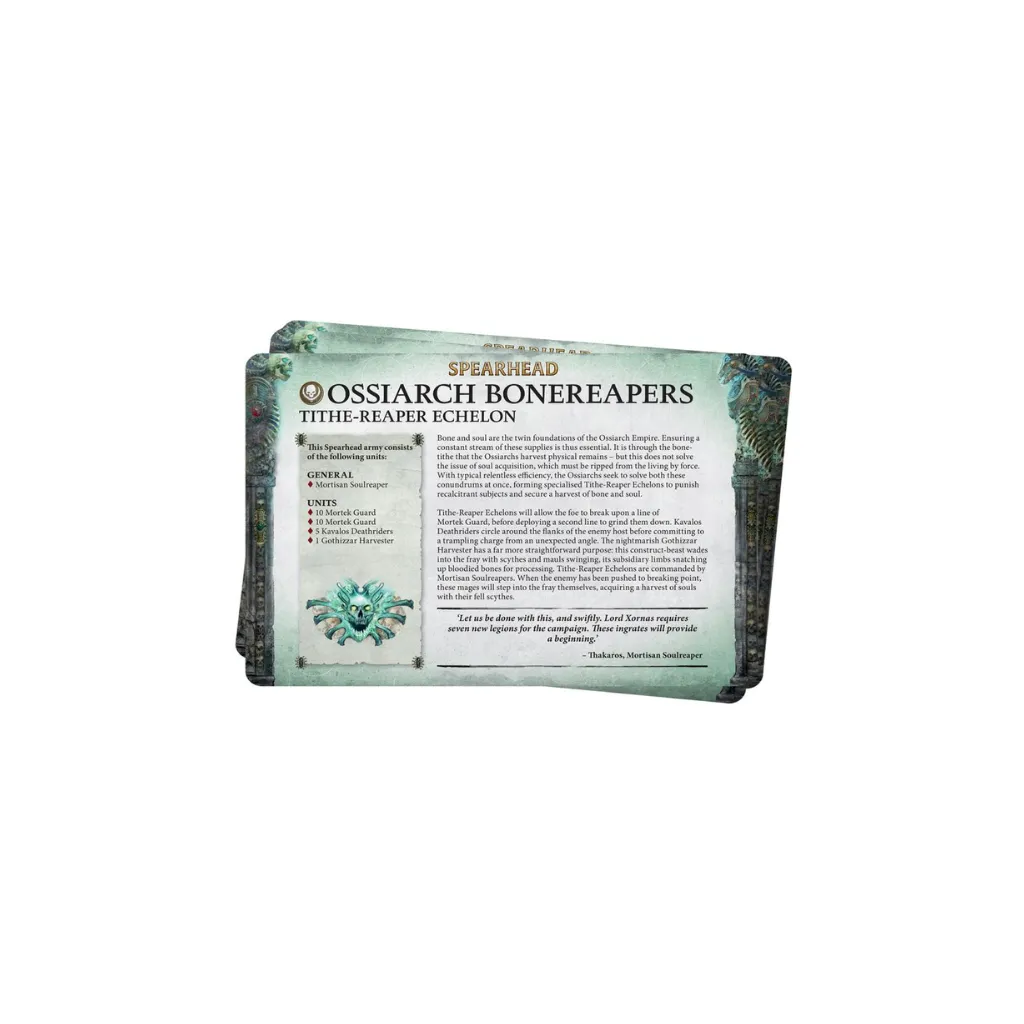 Ossiarch Bonereapers: Faction Pack (englisch)