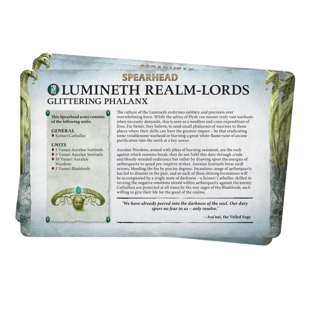 Lumineth Realm-Lords: Faction Pack(englisch)-Games Workshop-Radaddel