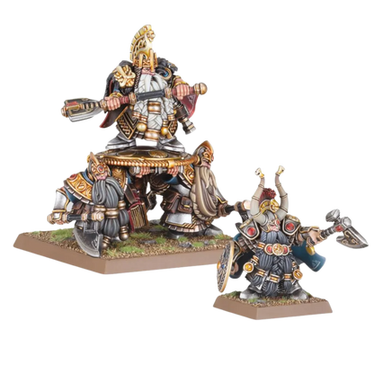 Mountain Holds: Dwarf Lords with Shieldbearers-Games Workshop-Radaddel