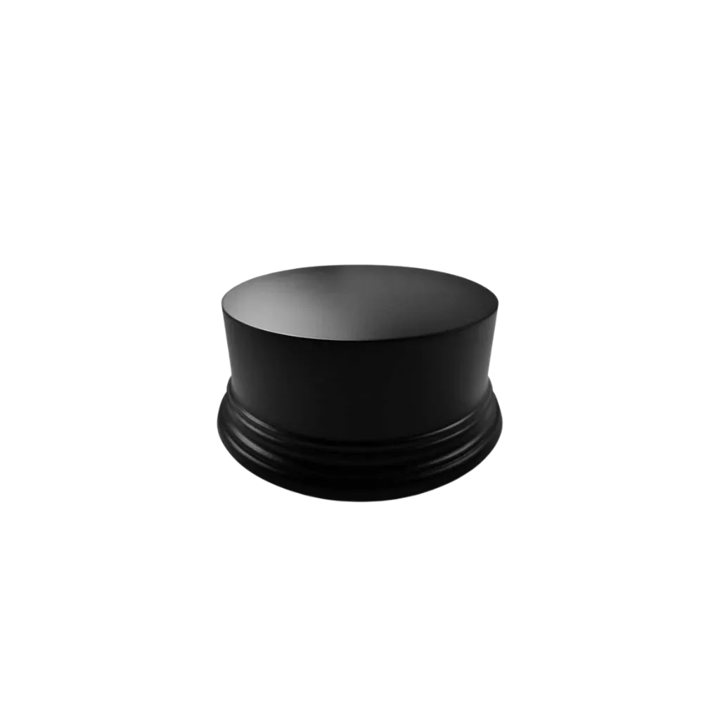 Runder Ausstellungssockel 10cm - Schwarz-Greenstuff World-Radaddel