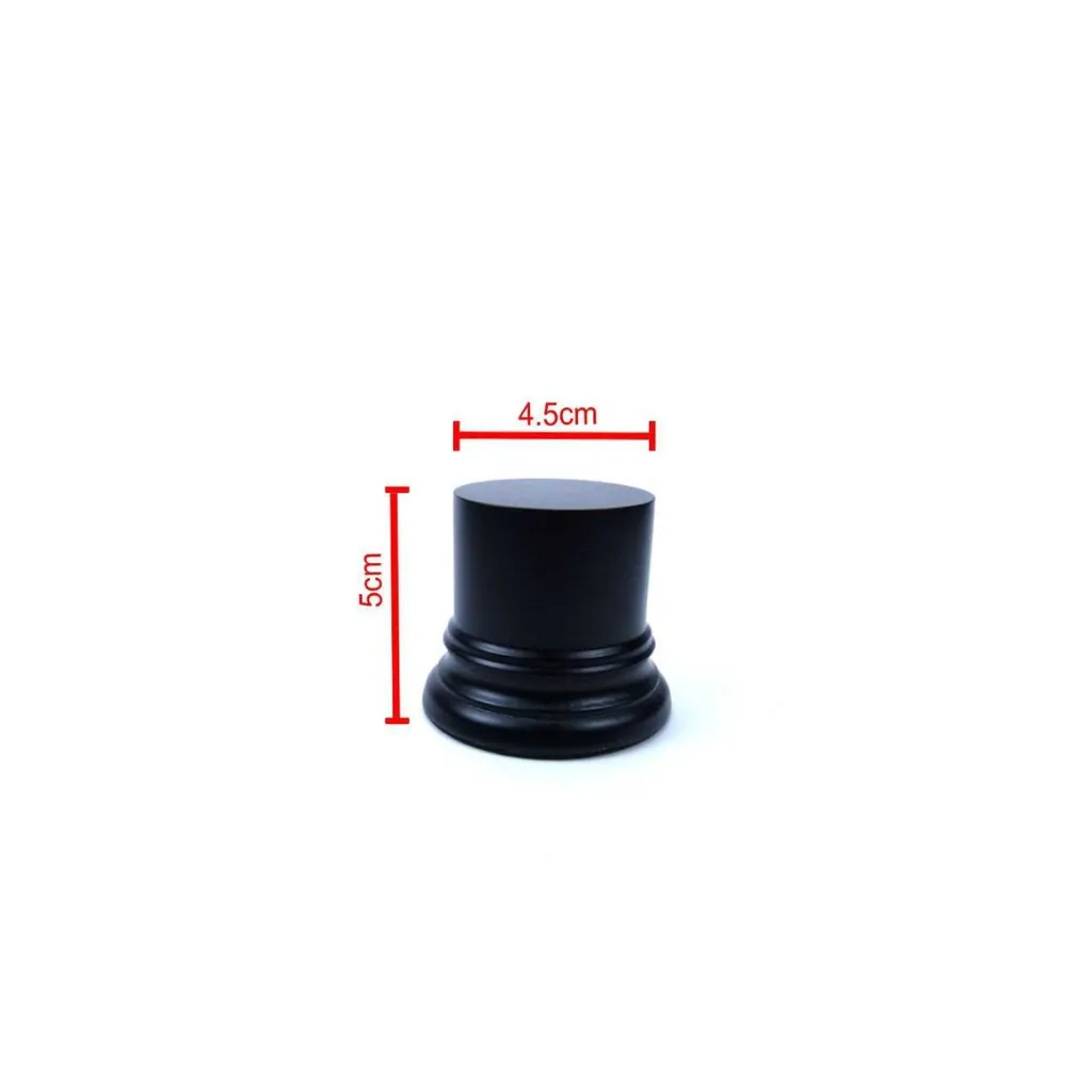 Runder Ausstellungssockel 4,5 cm - Schwarz-Greenstuff World-Radaddel
