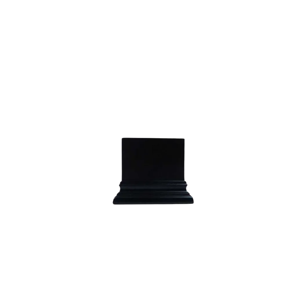 Quadratischer Ausstellungssockel 6x6 cm - Schwarz-Greenstuff World-Radaddel