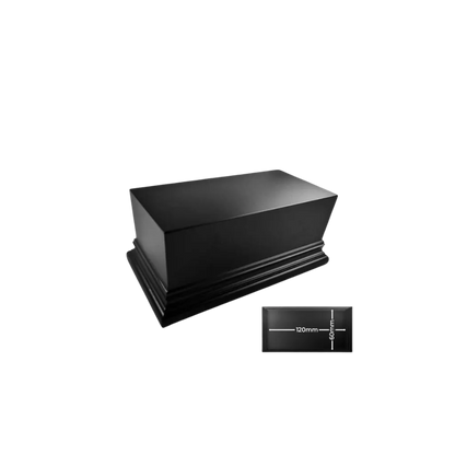 Rechteckiger Ausstellungssockel 12x6cm - Schwarz-Greenstuff World-Radaddel