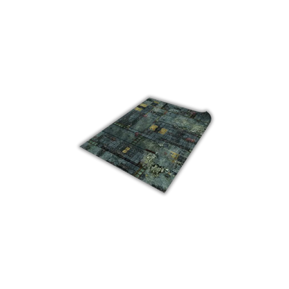 Neoprene Mat 2-sided Fallen City 44x60''-Playmats.eu-Radaddel