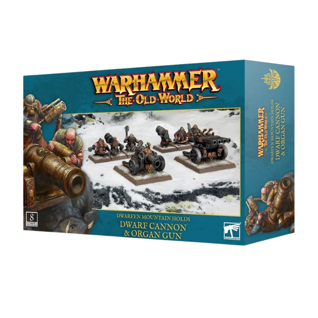 Mountain Holds: Dwarf Cannon & Organ Gun-Games Workshop-Radaddel