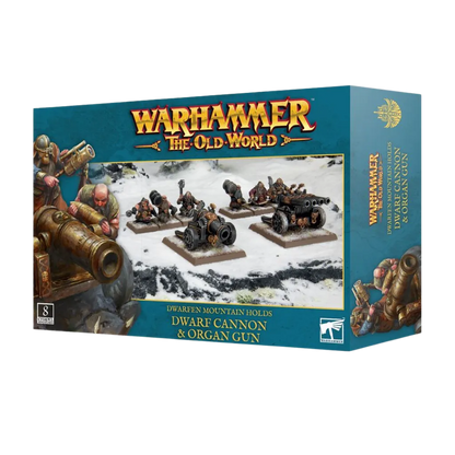 Mountain Holds: Dwarf Cannon & Organ Gun-Games Workshop-Radaddel