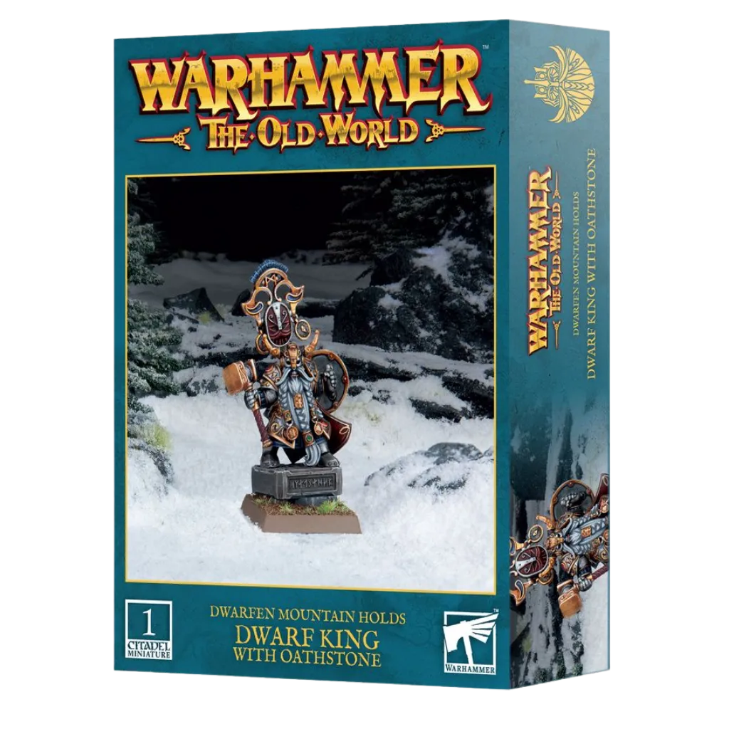 Mountain Holds: Dwarf King with Oathstone-Games Workshop-Radaddel