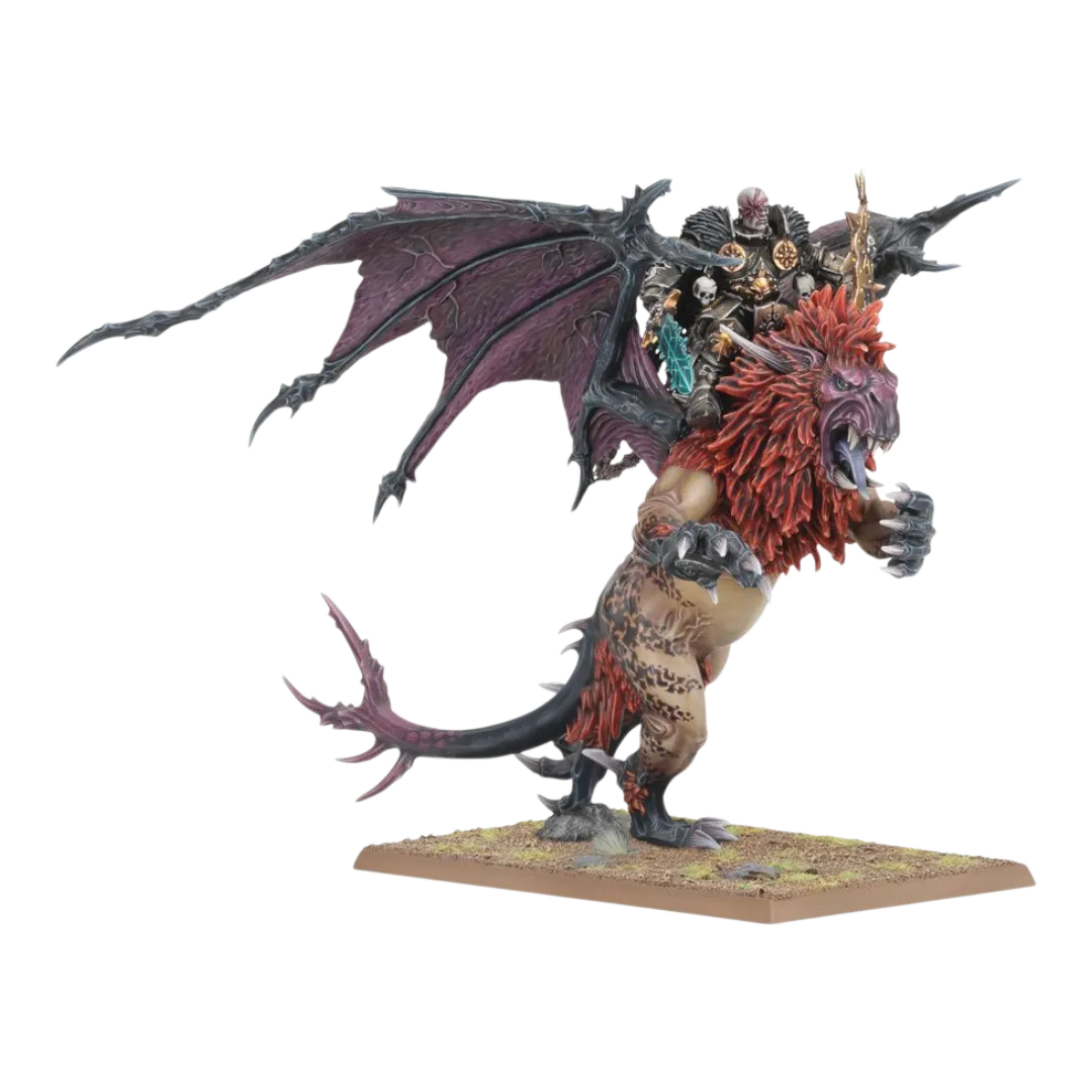 Warriors of Chaos: Lord on Manticore-Games Workshop-Radaddel