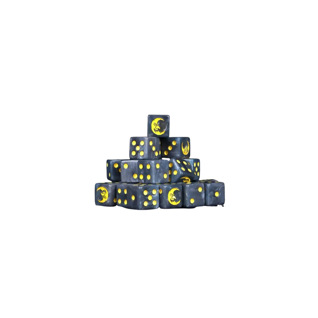 Black Moon Square 16mm (25 Stück)-Baron of Dice-Radaddel