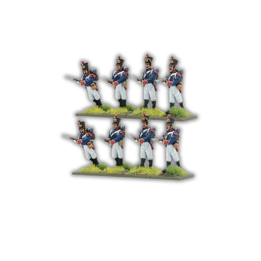 Napoleonic French Young Guard Voltigeurs/Tirailleurs Advancing-Warlord Games-Radaddel