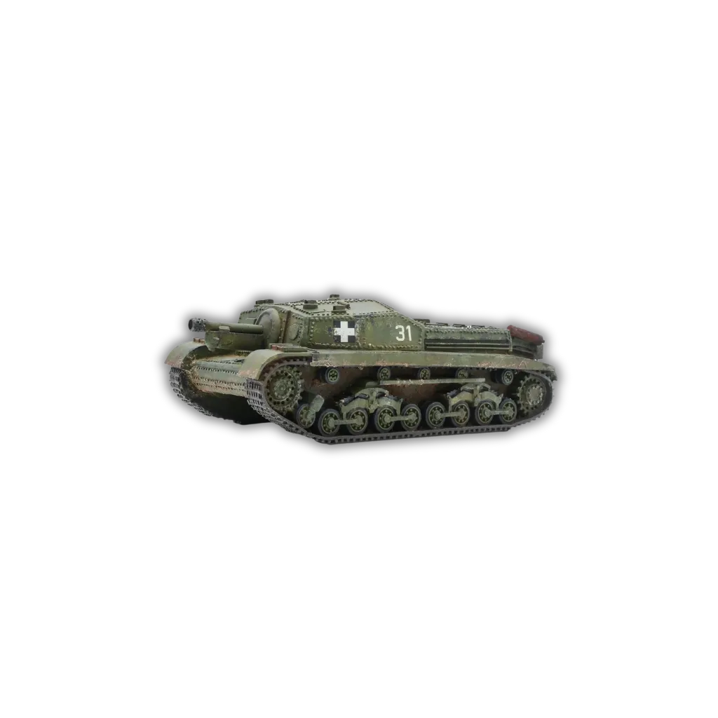 Hungarian 43M Zrinyi II Assault Gun Tank-Warlord Games-Radaddel