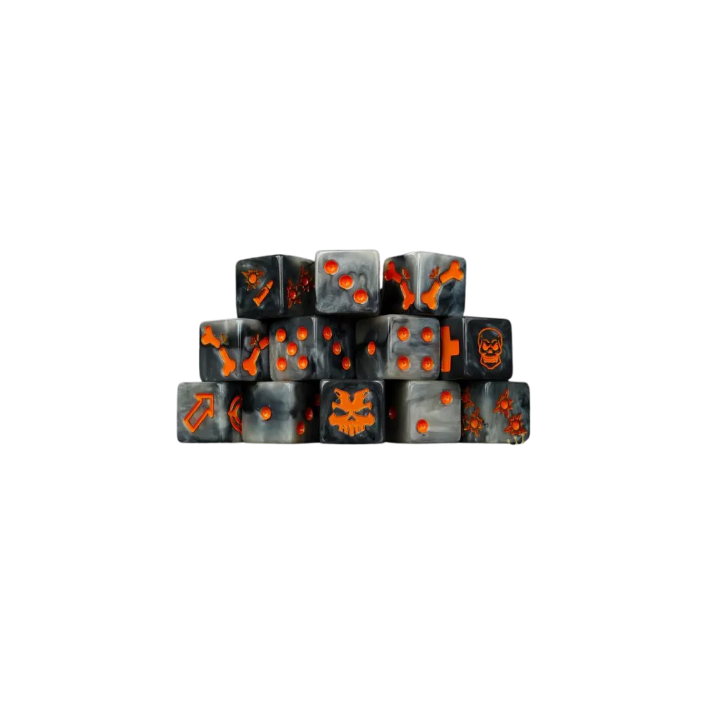 Iron Slag Dice - Skirmish Set-Baron of Dice-Radaddel