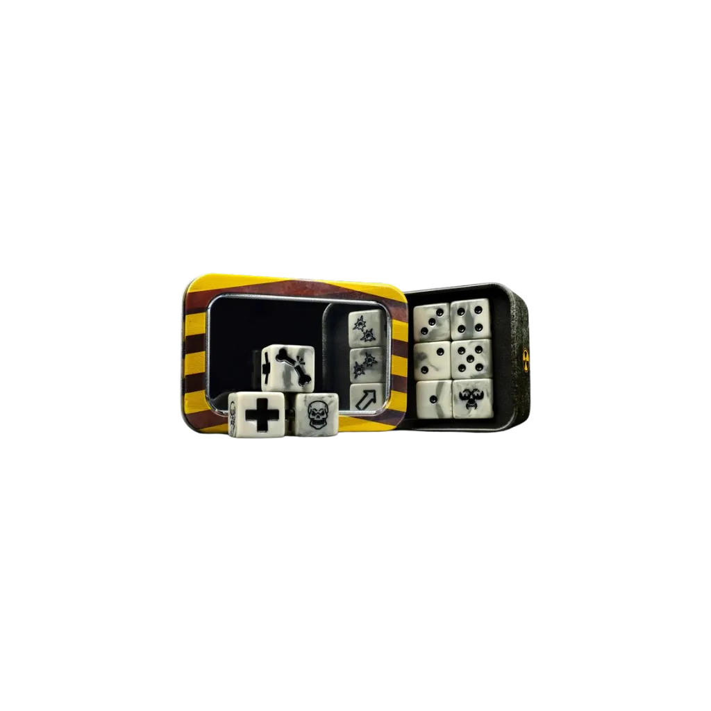 Ash Wasteland Dice - Skirmish Set-Baron of Dice-Radaddel