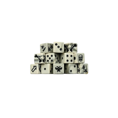 Ash Wasteland Dice - Skirmish Set-Baron of Dice-Radaddel