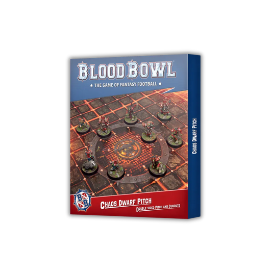 Blood Bowl: Chaos Dwarf Team Pitch & Dugouts-Games Workshop-Radaddel